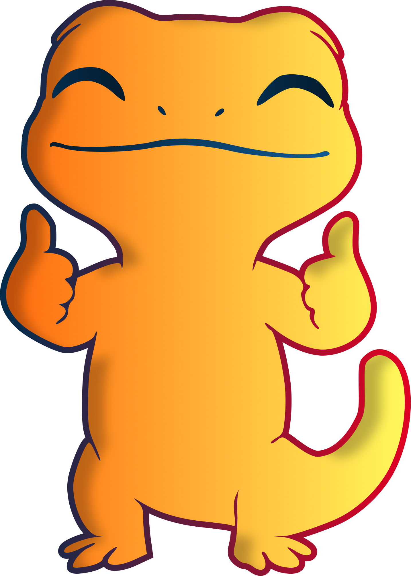 Gecko, the GECo UI 2026 mascot, waving